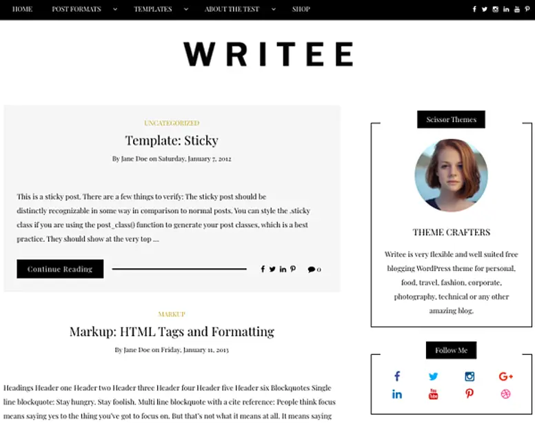 fast lightweight WordPress themes